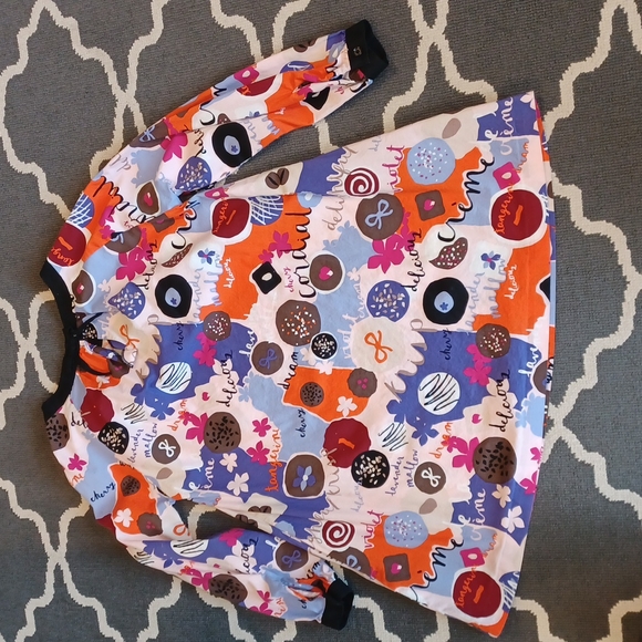 Kate Spade Skirt The Rules Grafitti Food Dress Girl's 10 - Picture 11 of 14